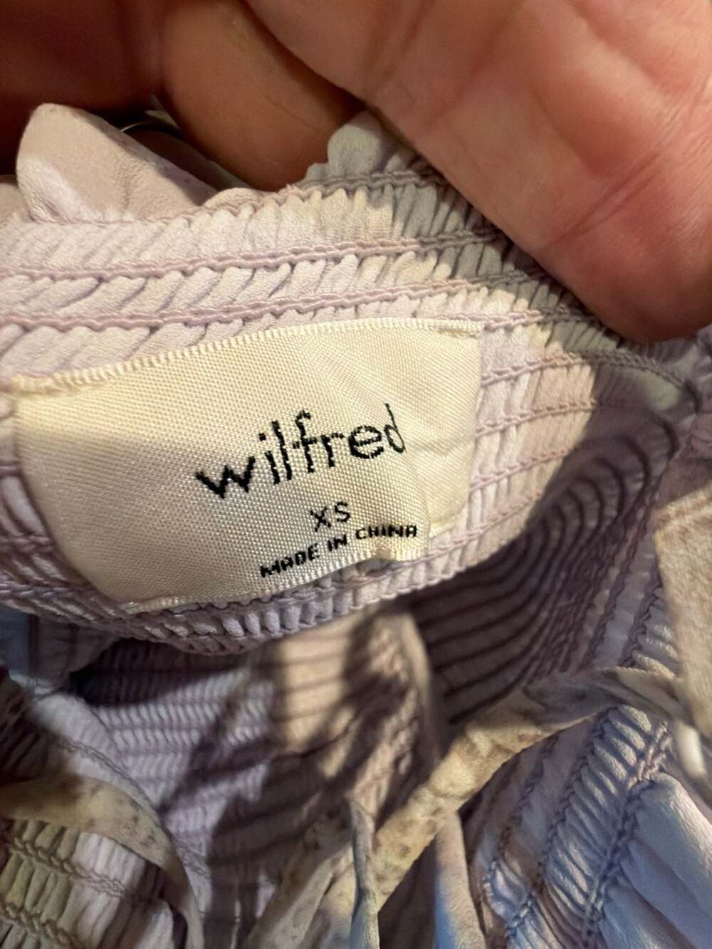 Wilfred Tempest Dress Size XS Lavender
